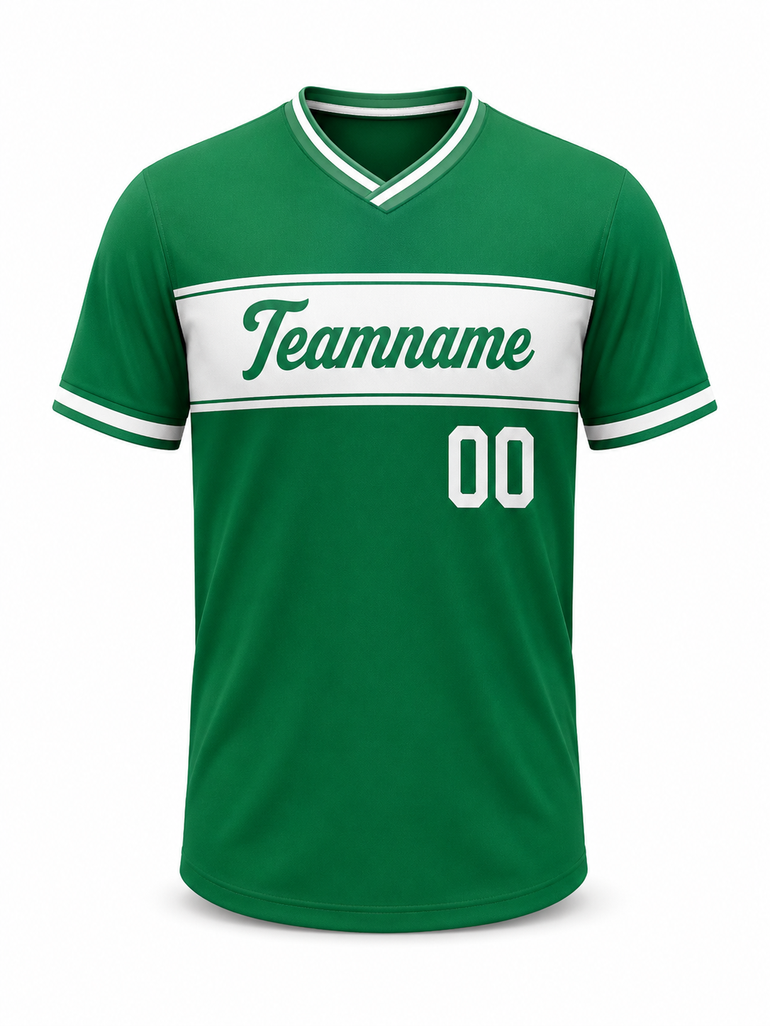 Green Classic Soccer Jersey