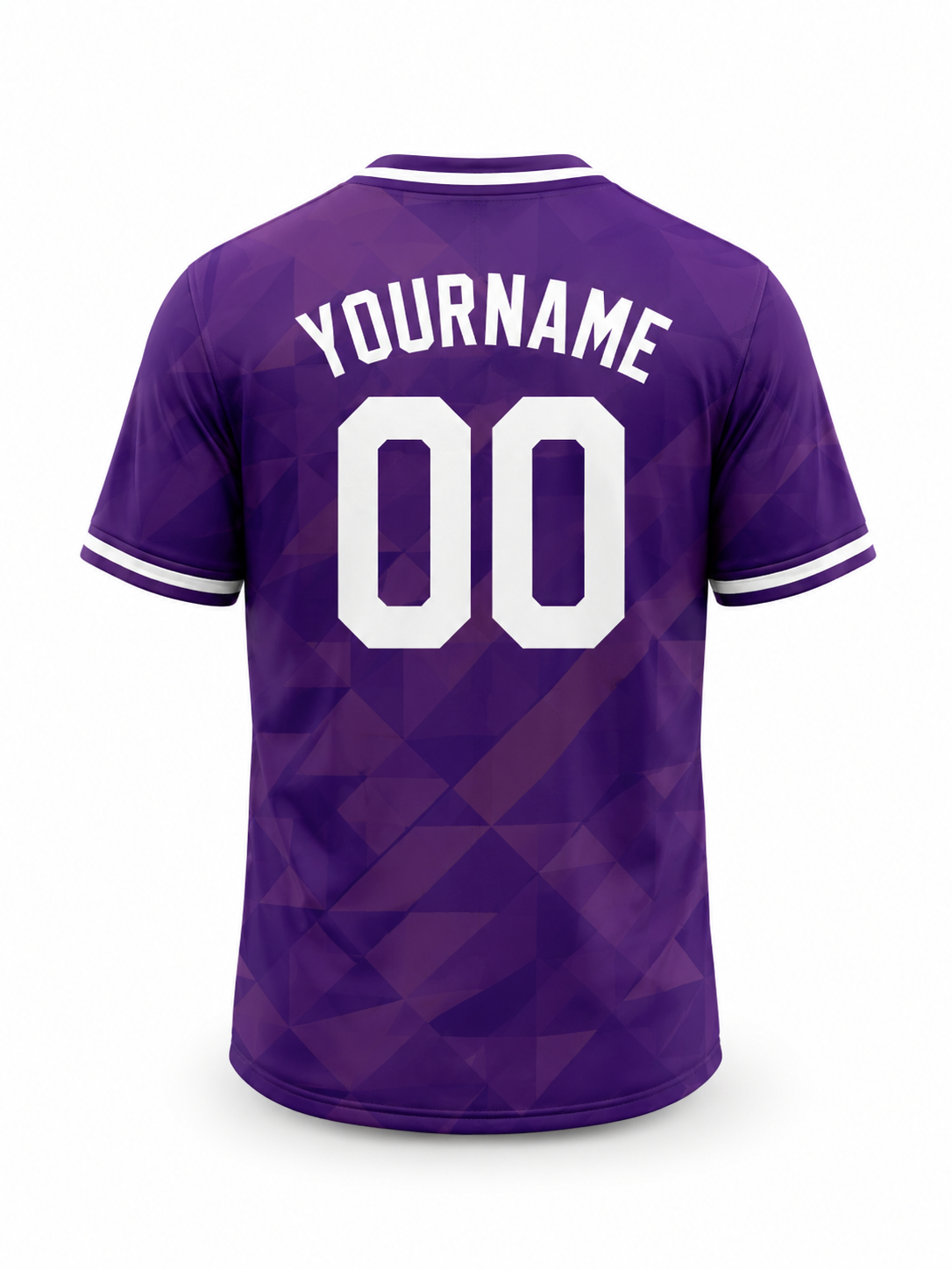 Purple Checkerd Soccer Jersey